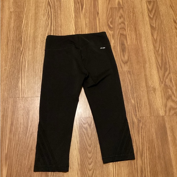 Adidas cliente capri leggings Atlantic size medium color black - Picture 7 of 8